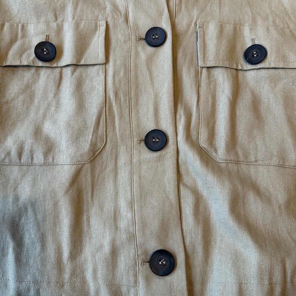 Zara Women's Utility Jacket in Tan - Picture 2 of 9